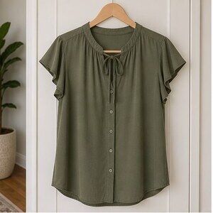 Olive Cami Blouse